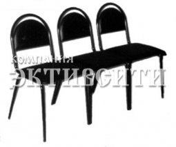 Блок стульев-тройка (без подлокотников)